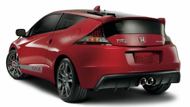 2014 Honda Race Development CRZ hybrid coupe.