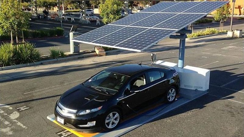 sun-powered ev charger