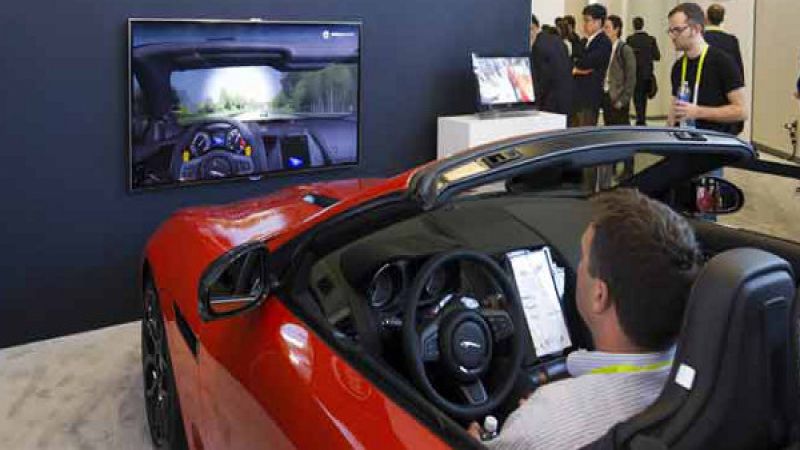 Jaguar F-Type with Intel Driving System