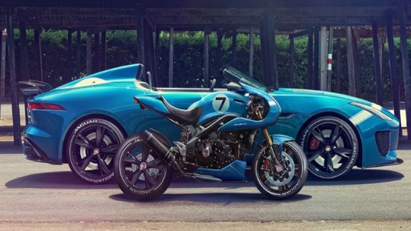 Jaguar's Project 7 F-Type and Project 7MC Motorcycle
