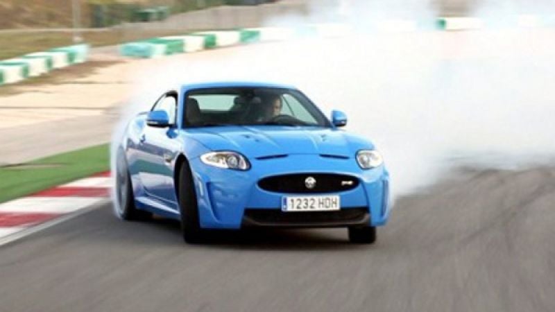 Jaguar XKRS Drifting