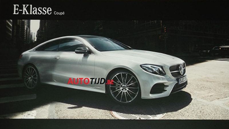 Mercedes-Benz E-Class Coupe Brochure Leak