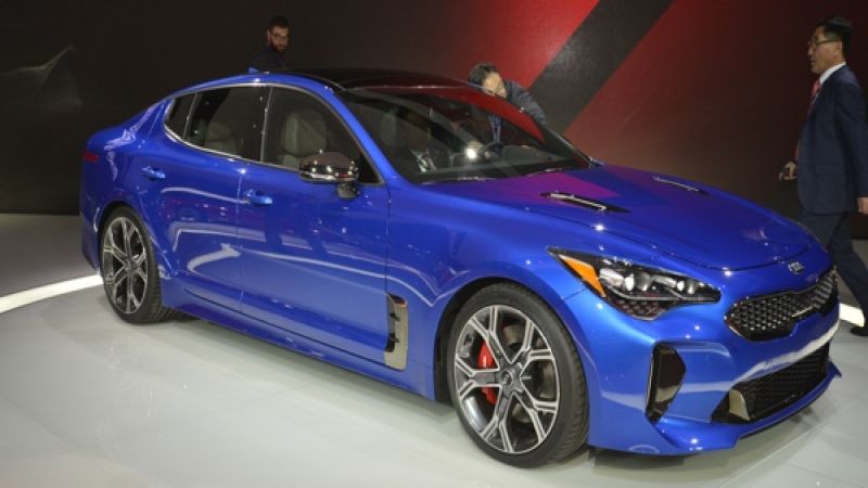 Kia Stinger at Detroit Auto Show