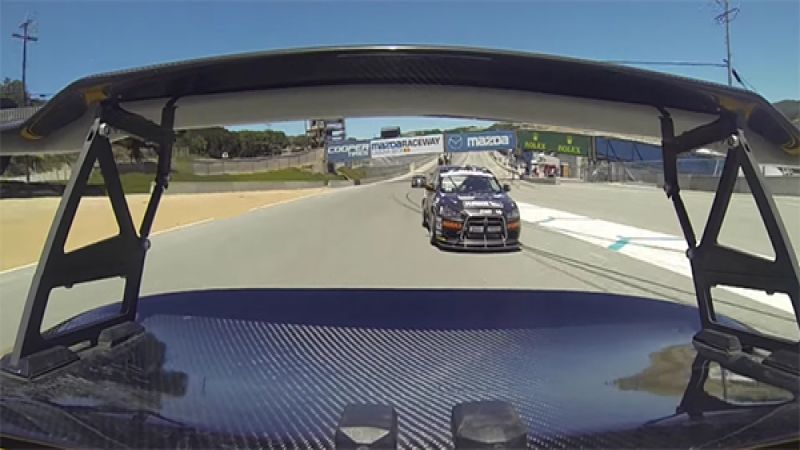 Hyundai Genesis Coupe on Laguna Seca