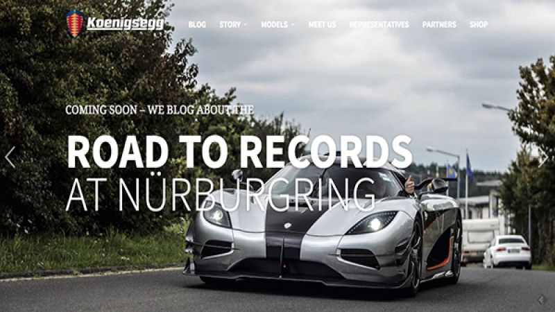 Koenigsegg at the Nürburgring