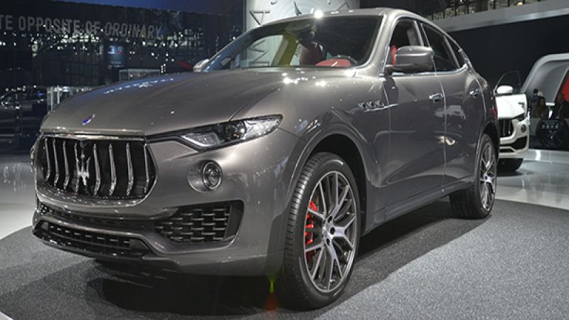 2017 Maserati Levante at New York Auto Show