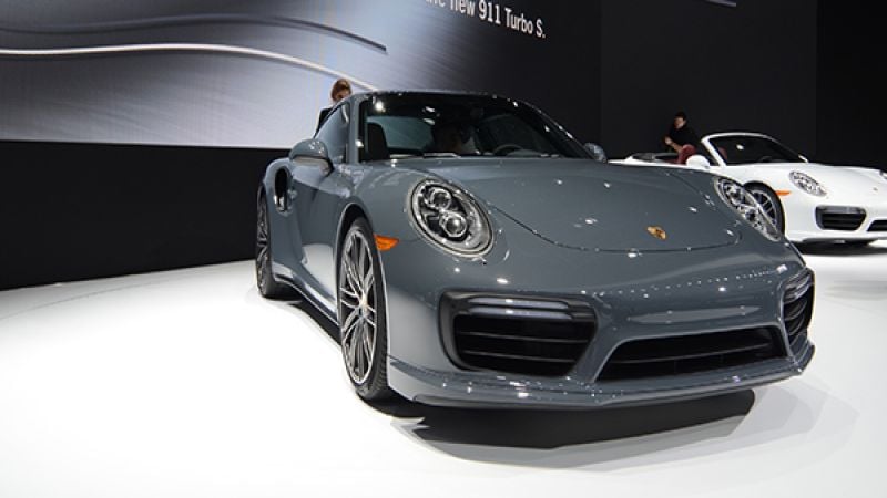 Porsche 911 Turbo S @ Detroit Auto Show