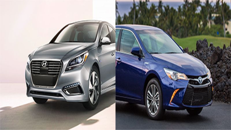 Hyundai Sonata Hybrid and Toyota Camry Hybrid