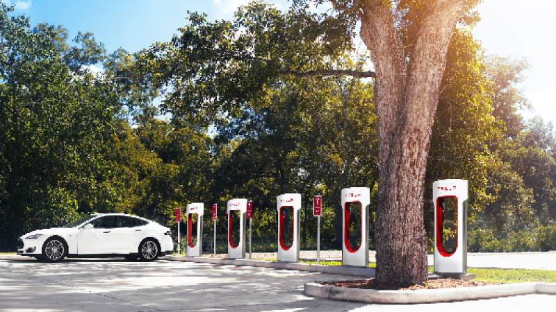 Tesla Model 3 Supercharging