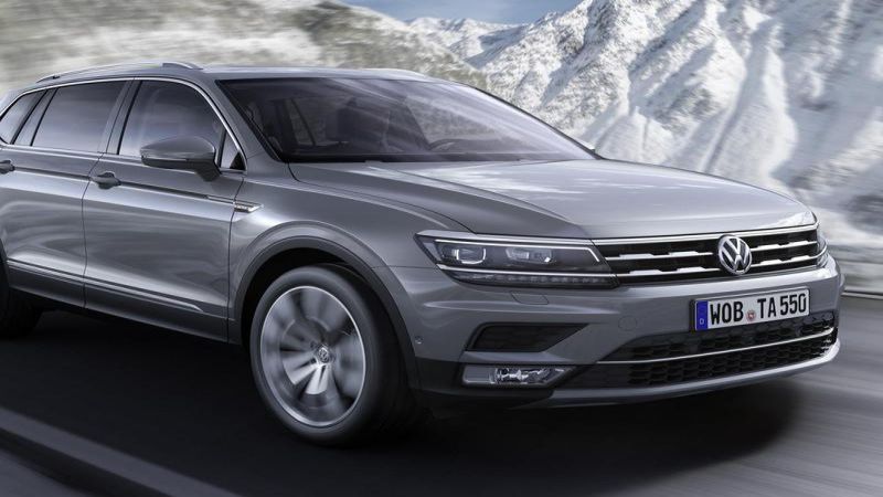 Volkswagen will introduce the "Long Tiguan" at the Geneva Motor Show next week.