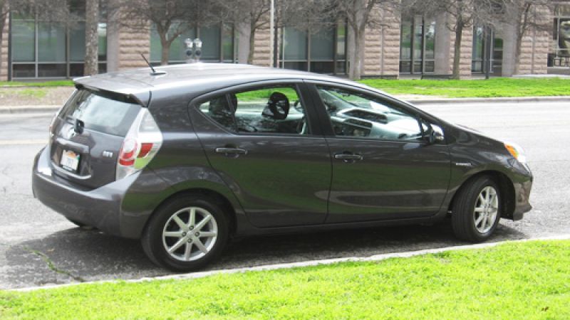 The 2012 Prius c in a pre-production model. Photo by Don Bain