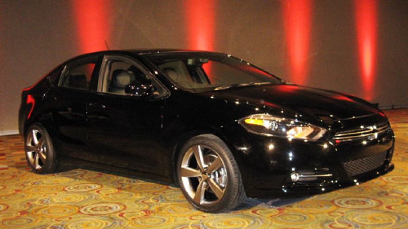 The 2013 Dodge Dart presented at the Denver Grand Hyatt. Photo by Don Bain