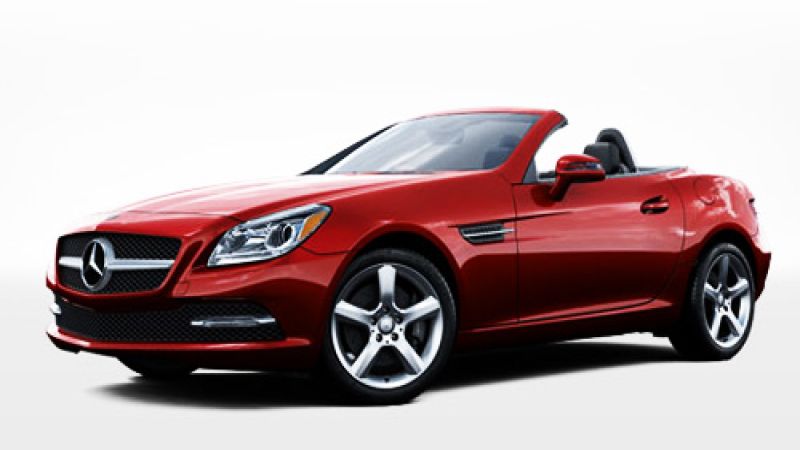 The 2013 Mercedes-Benz SLK250 roadster. Photo from MBUSÅ website. 