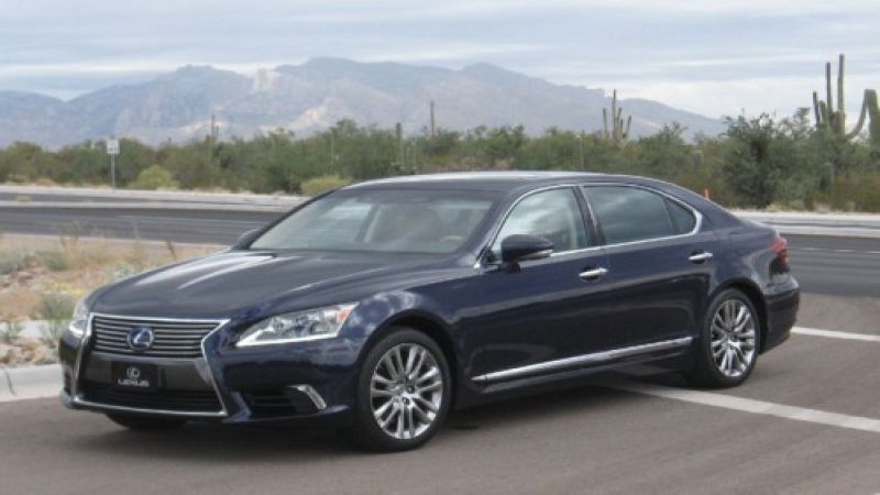 The 2013 Lexus LS 600h. Photo © 2012 by Don Bain