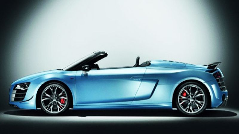 The 2012 Audi R8 GT Spyder limited edition.  Photo courtesy of Audi.