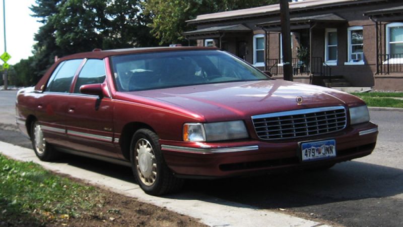 A neighbor's Cadillac DeVille. Photo by Don Bain.