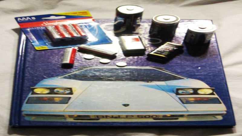 Assorted batteries. Photo © 2013 by Don Bain