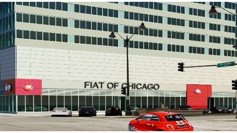 An artist's rendering of the Fiat of Chicago Studio. Image courtesy of Chrysler.