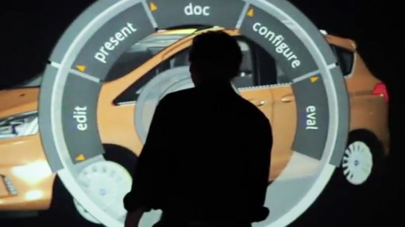 Still from Ford's 3-D CAVE video on YouTube. 