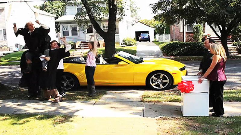 A scene from Happy Grad, submitted by Zachary Bors to the Route 66 contest.