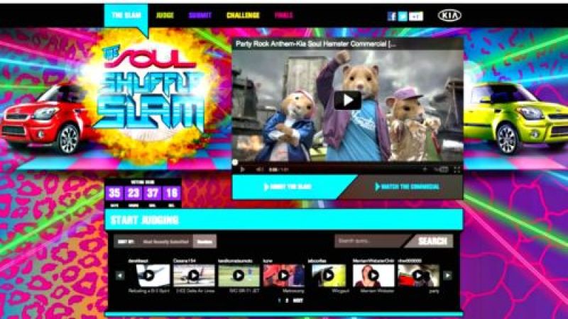 Kia Motors and LMFAO Team Up for "Soul Shuffle Slam" Dance Contest. (PRNewsFoto/