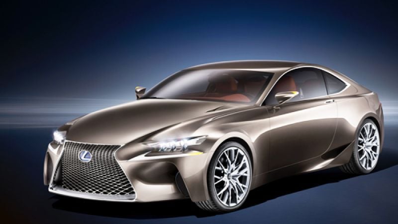 The Lexus LF-CC concept. Image courtesy of Lexus. 