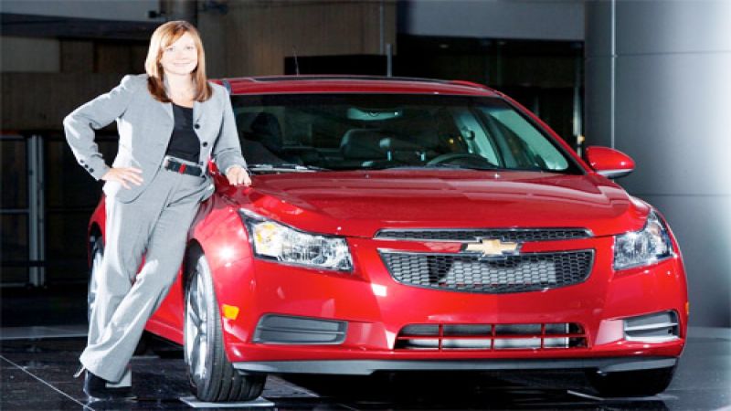 Mary Barra of GM. An image from GMAuthority.