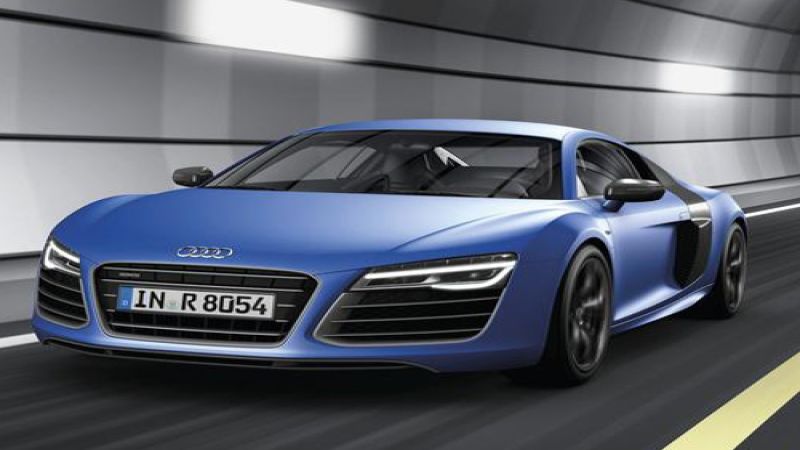 The 2014 Audi R8 V10 Plus. Image courtesy of Audi. 