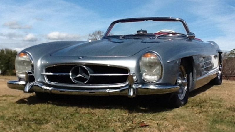 The 1957 MB 300SL that once belonged to Natalie Woods