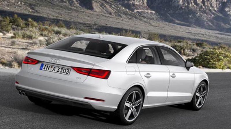 The 2015 Audi A3 sedan. Image courtesy of Audi