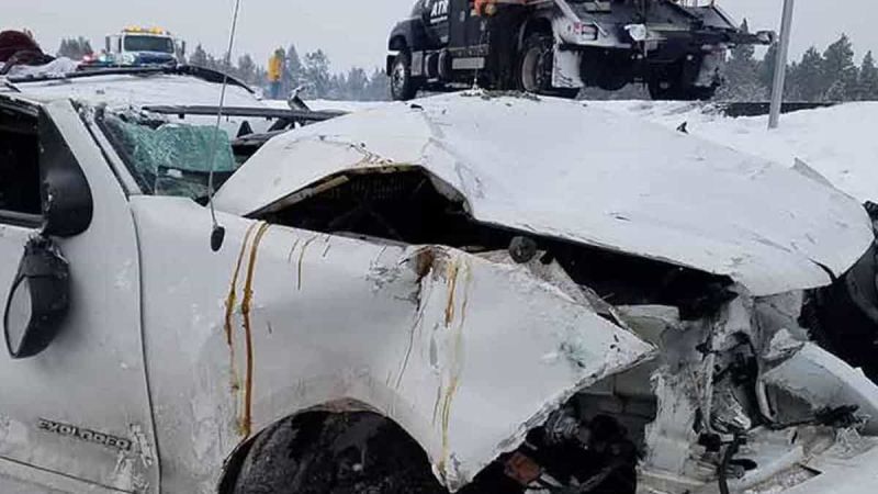 Fatal crash pictured 