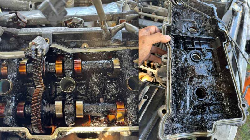 2000 Toyota Tacoma engine with sludge