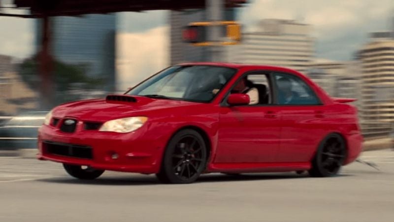2006 Subaru WRX STI, Baby Driver, Ansel Elgort, Late Night with Seth Meyers
