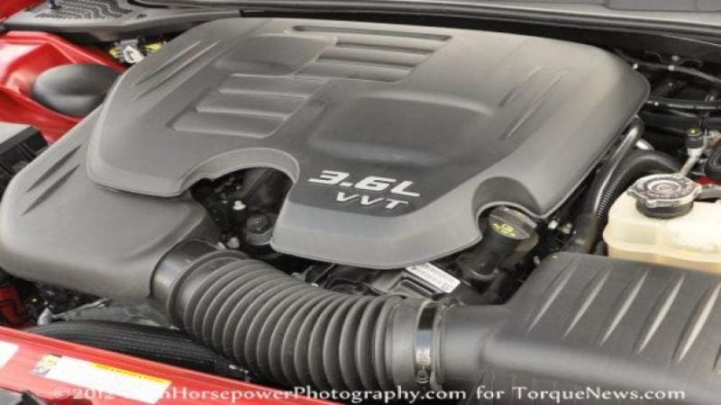 The Pentastar V6 in the 2011 Dodge Challenger Rallye