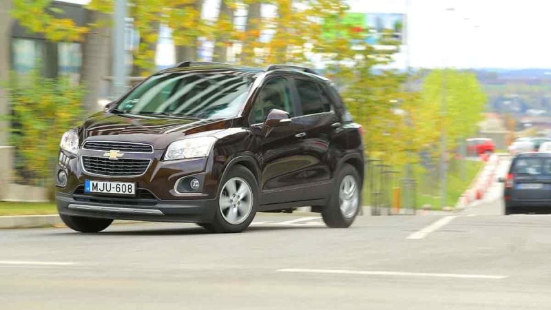 chevy trax models recalled