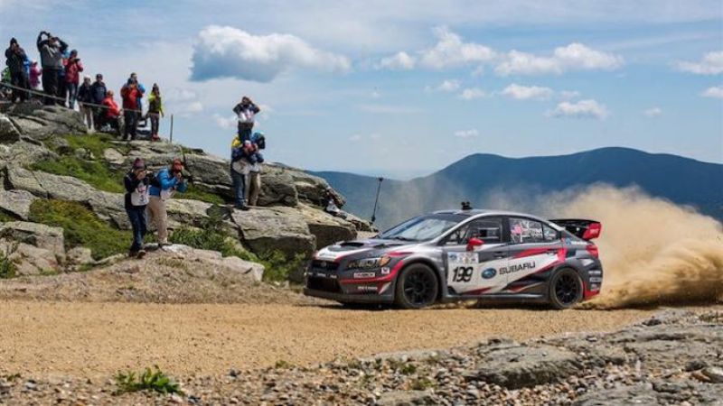 2017 Subaru WRX STI, Mt. Washington Hill Climb, Pastrana shatters record