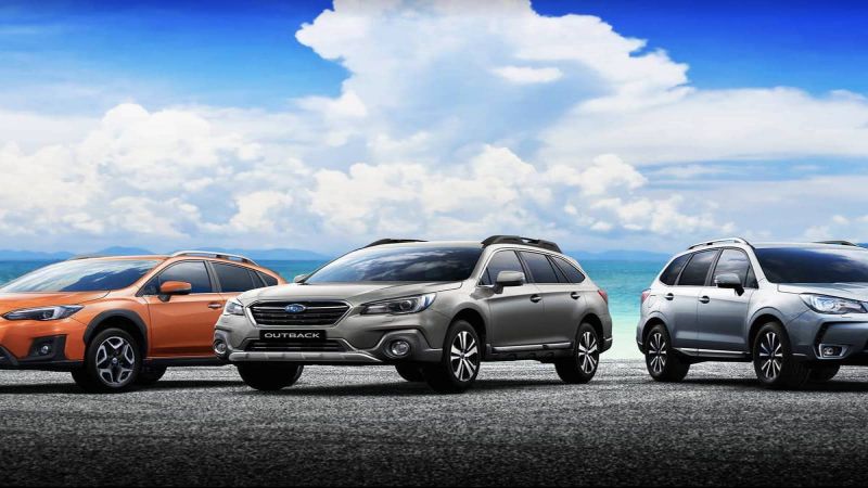 2018 Subaru Outback, 2019 Subaru Forester, 2018 Subaru Crosstrek, 2019 Ascent