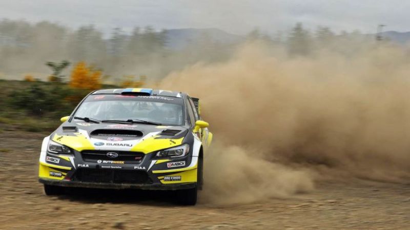 2018 Subaru WRX STI, Olympus Rally, Higgins, 