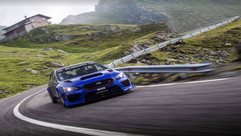 2018 Subaru WRX STI Type RA Time Attack, record attempt, Romania's Transfagarașan