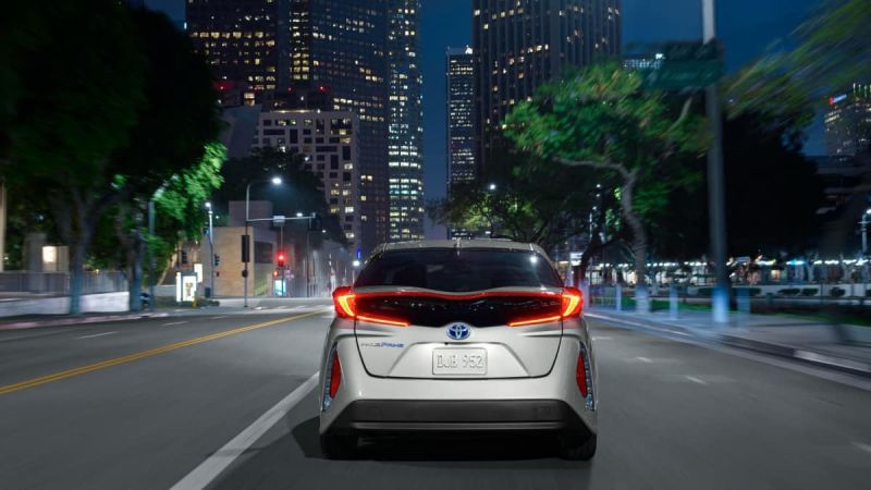 2019 Toyota Prius Prime AWD rear view
