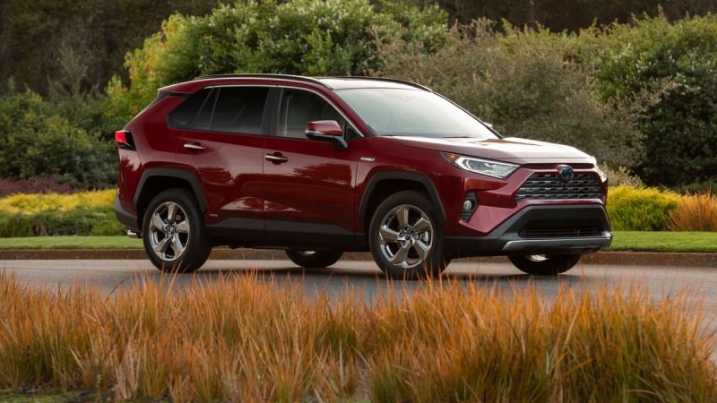 2019 Toyota Rav4 Hybrid Limited Ruby Flare