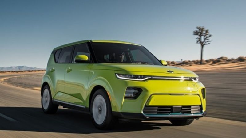 2020 Kia Soul EV driving