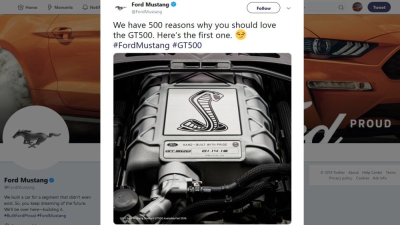 2020 Ford Mustang Shelby GT500 Supercharger