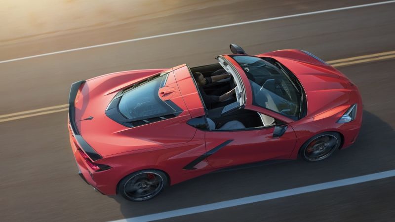 2020 Red Chevrolet Corvette Stingray Converter