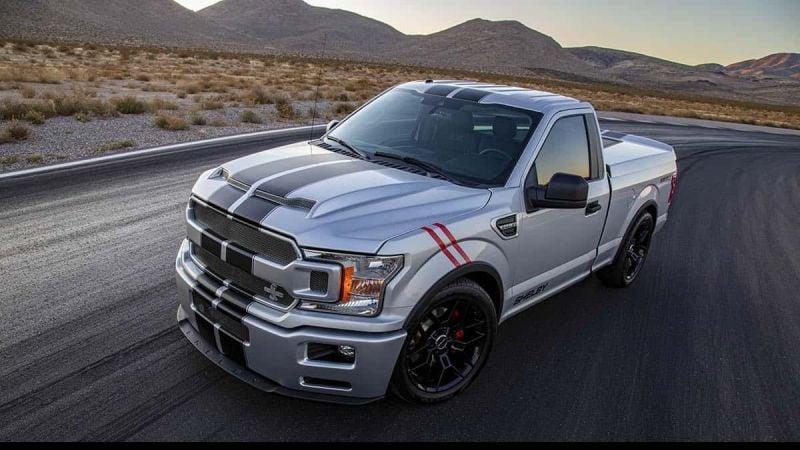2020 Shelby Super Snake F-150 truck white color