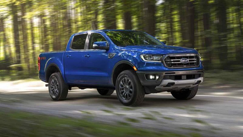 2020 Ford Ranger blue