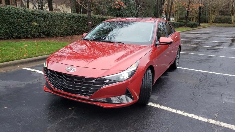 2021 Hyundai Elantra Front View, Read Color