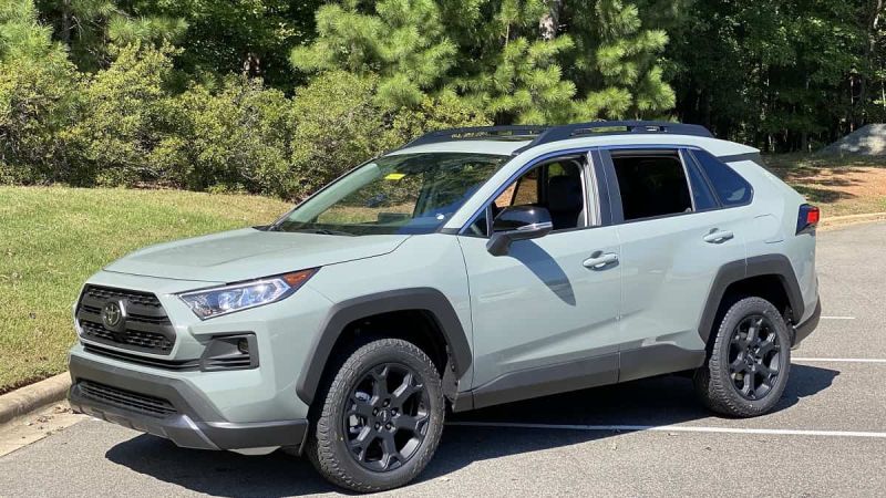 2021 Toyota RAV4 TRD Off-Road Lunar Rock profile front end