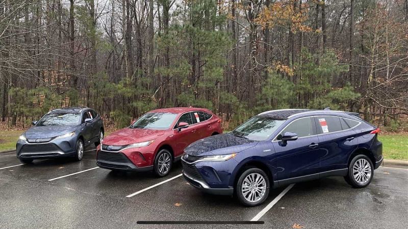 2021 Toyota Venza Limited Coastal Gray Venza LE Ruby Flare Pearl Venza XLE Blueprint