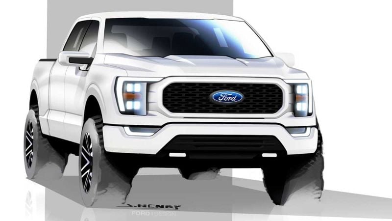2021 Ford F-150 sketch